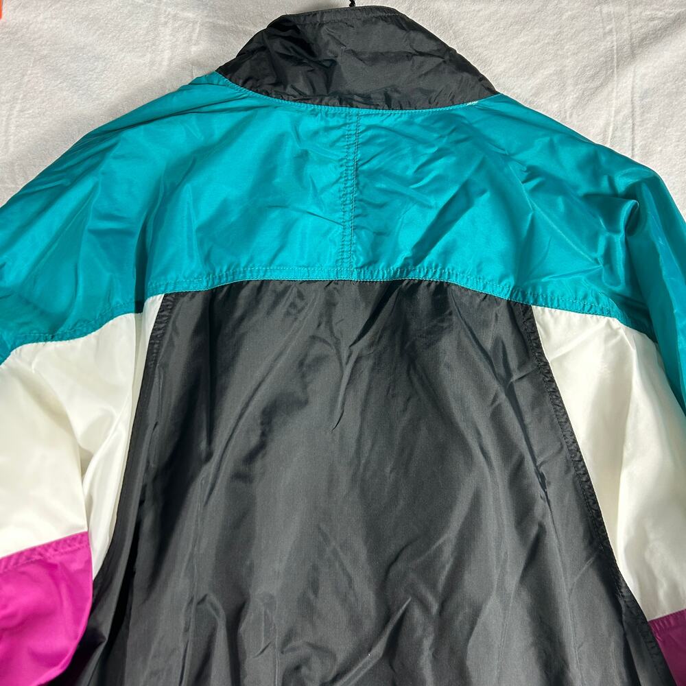 Vintage 90s Nike Silver Tab Windbreaker Jacket - Men's Large - Picture 8 of 16